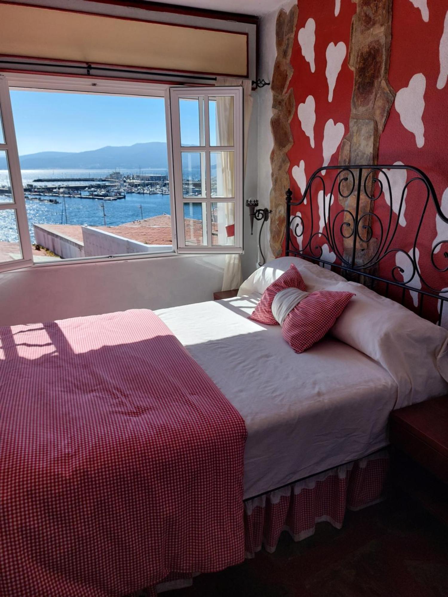 A Casa Da Fonte Hotel Muros Bagian luar foto